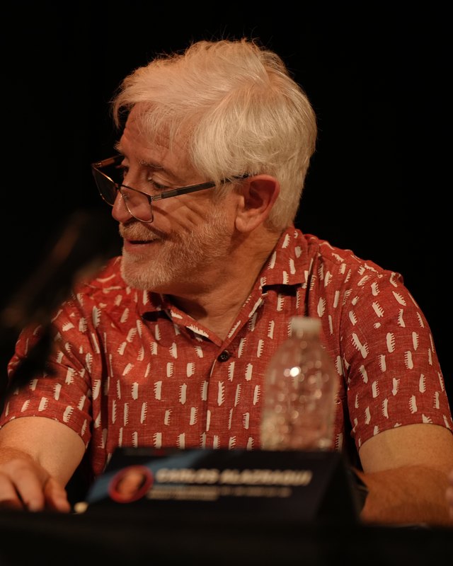 Carlos Alazraqui at the table read