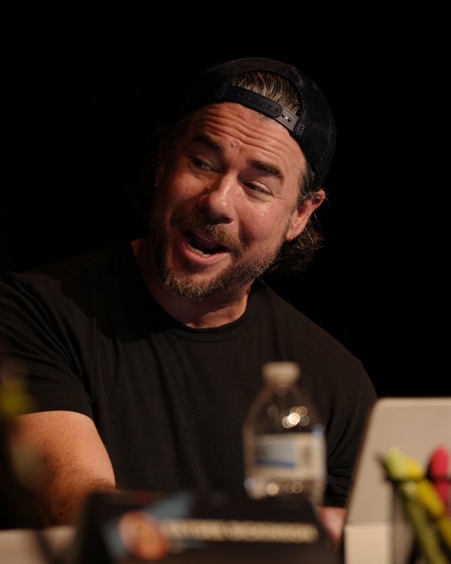 Jerry Trainor at the table read
