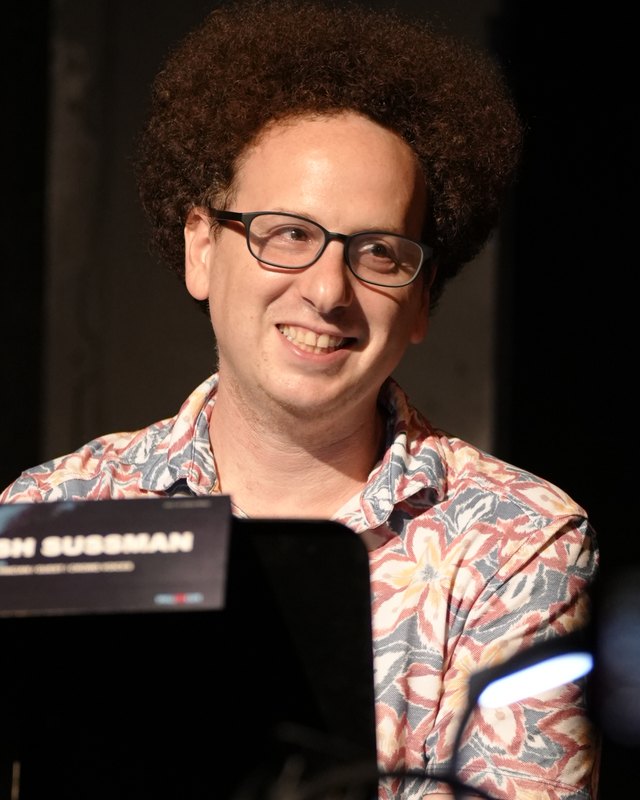 Josh Sussman at the table read