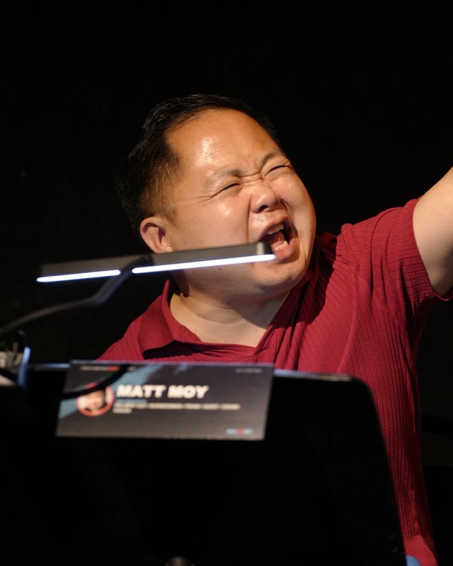 Matt Moy at the table read